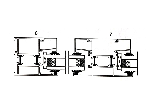 55-1系列隔熱內開門